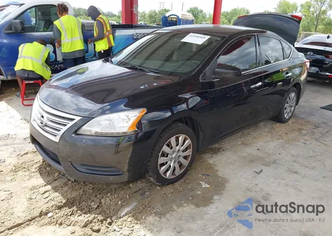 2015 Nissan Sentra S из США, поврежденный, VIN 3N1AB7AP3FY363574